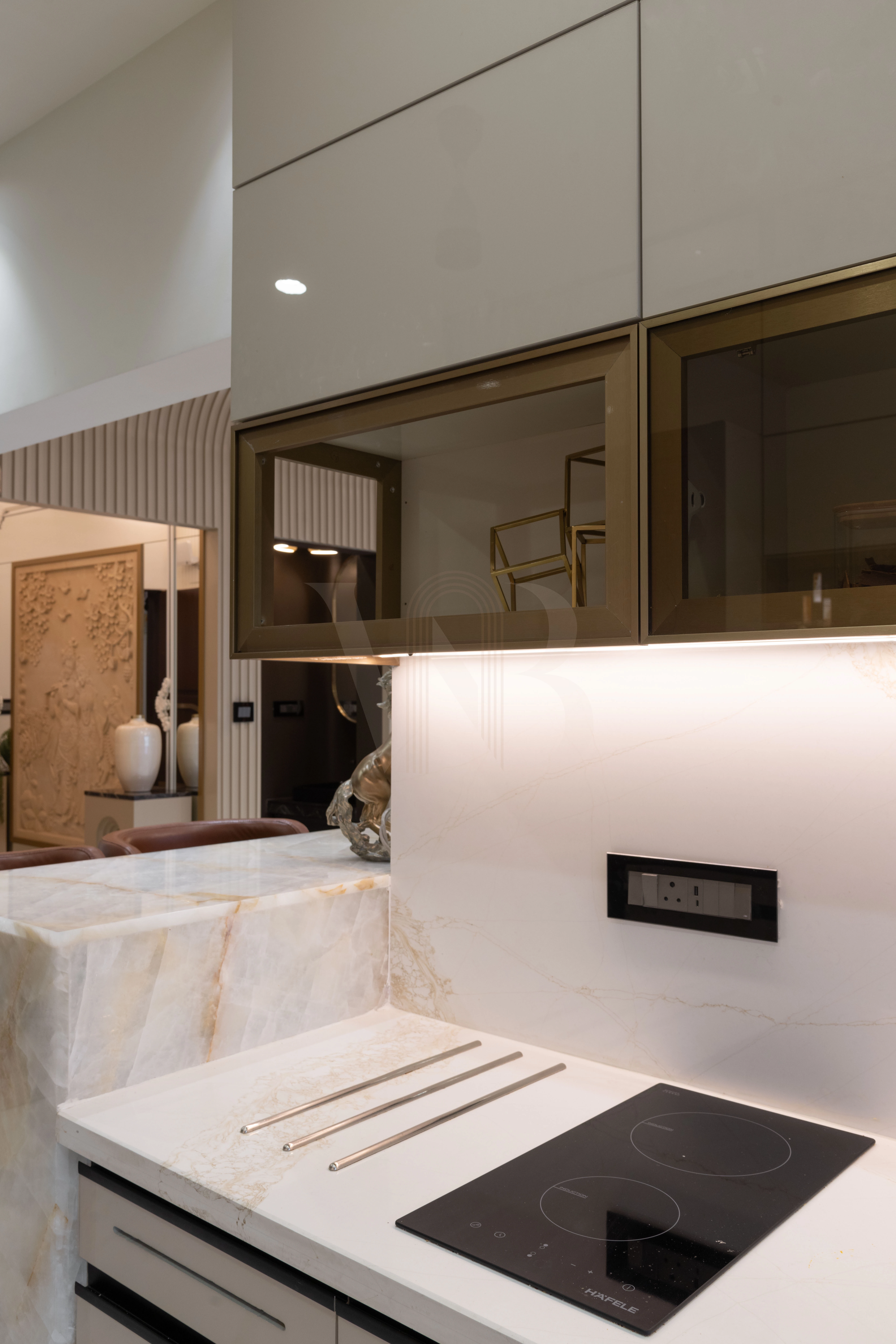 Kitchen to utility area seamless integration
