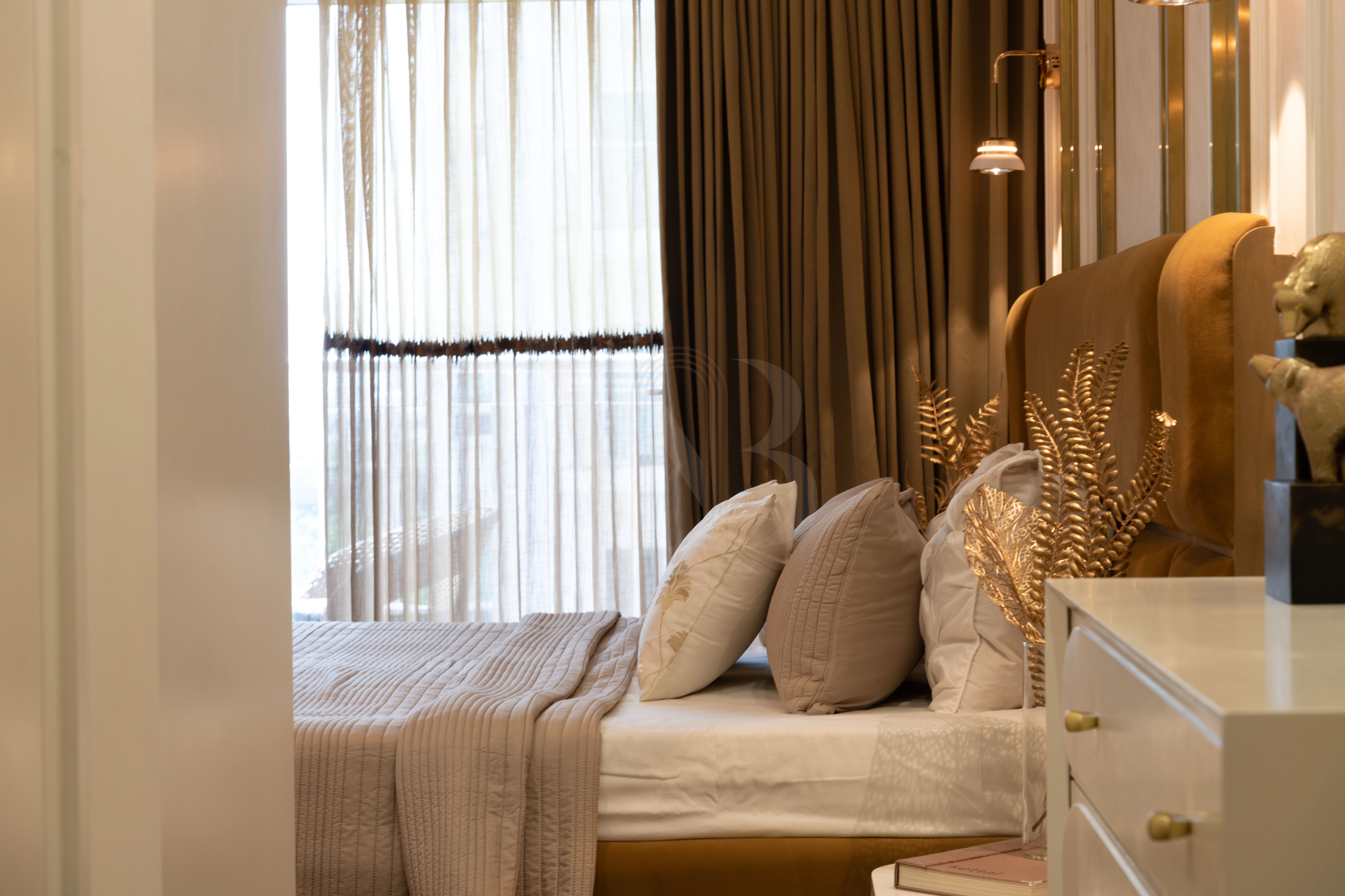 Luxury master bedroom overview