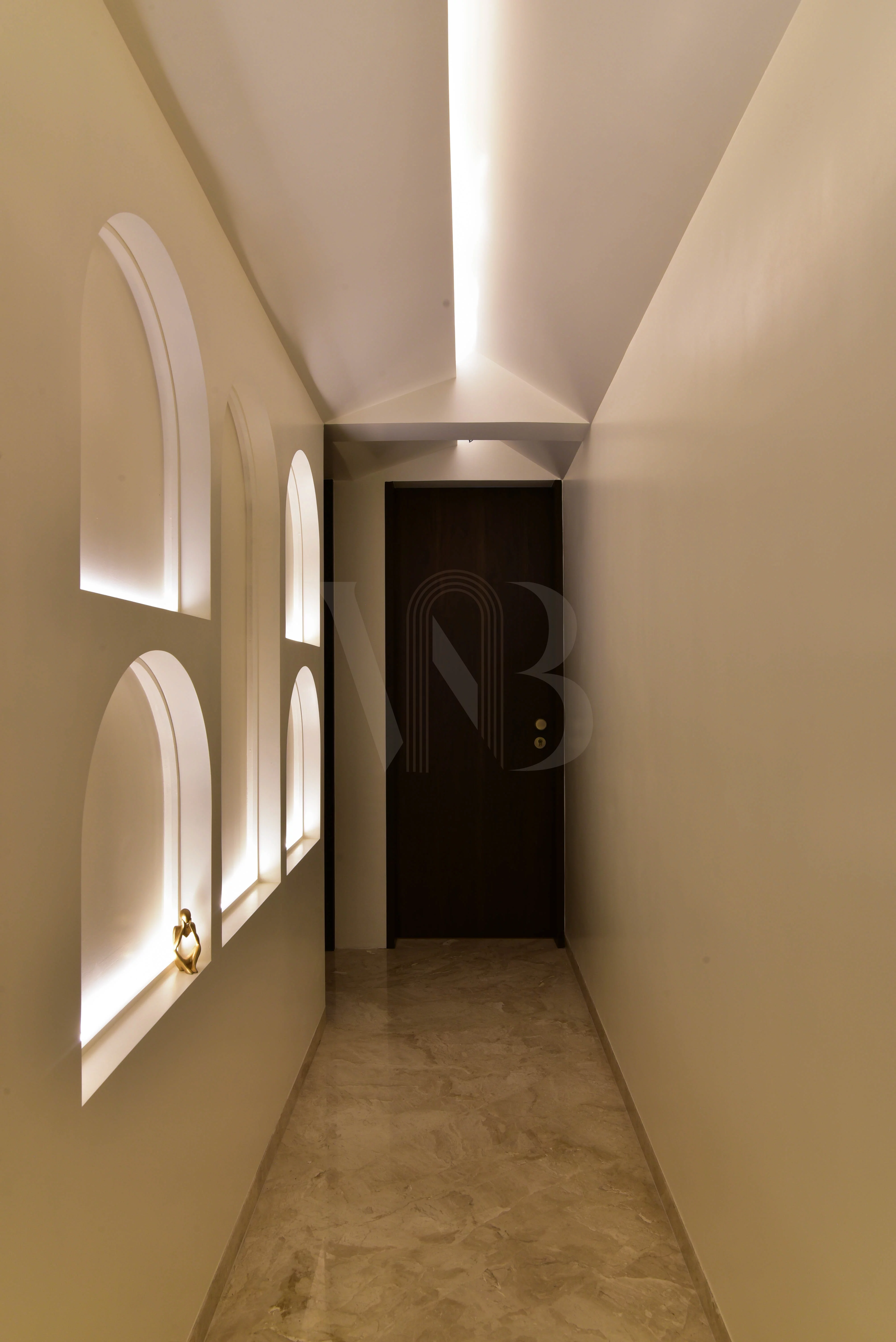 Corridor ambient profile lighting