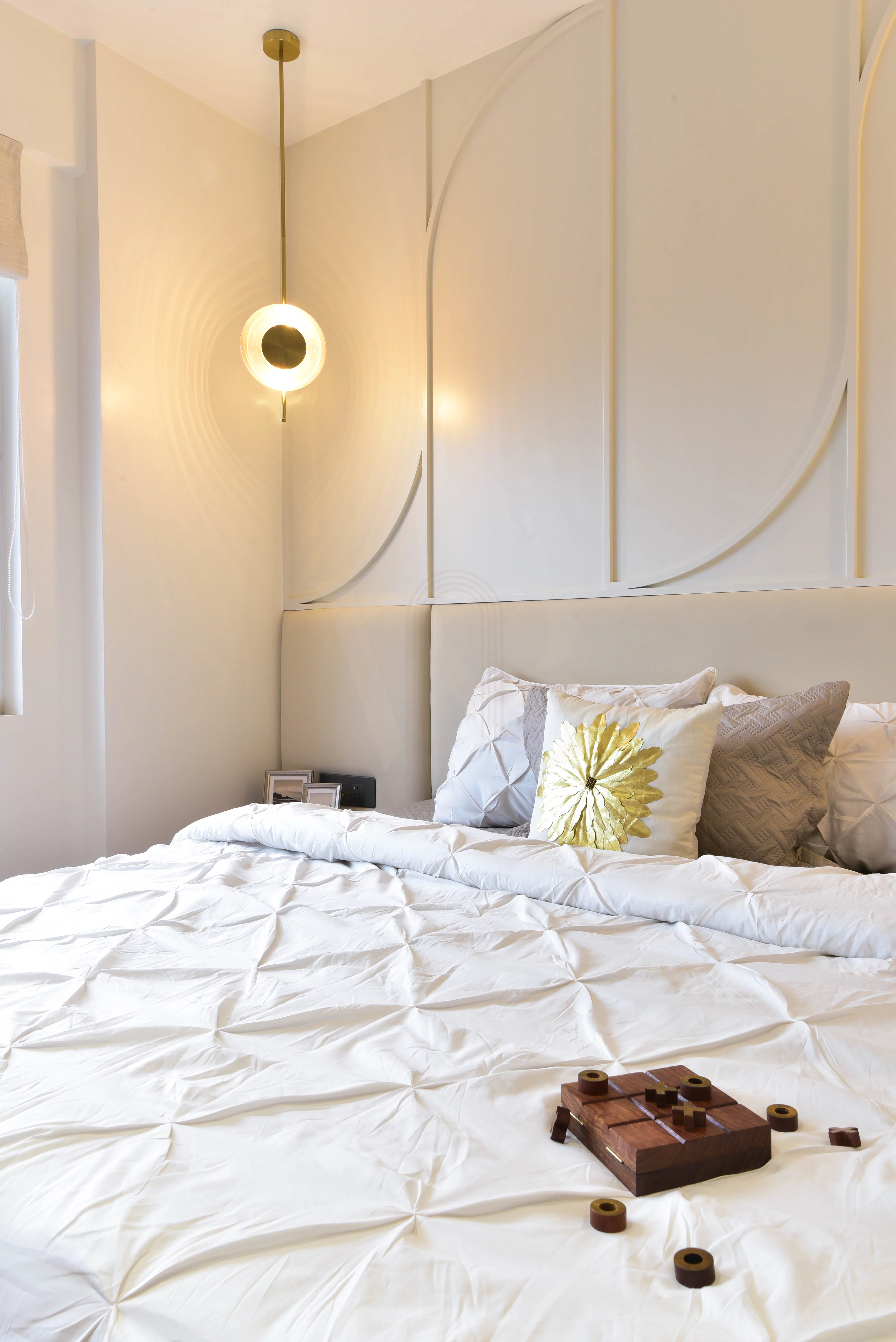 Minimalist guest bedroom interior