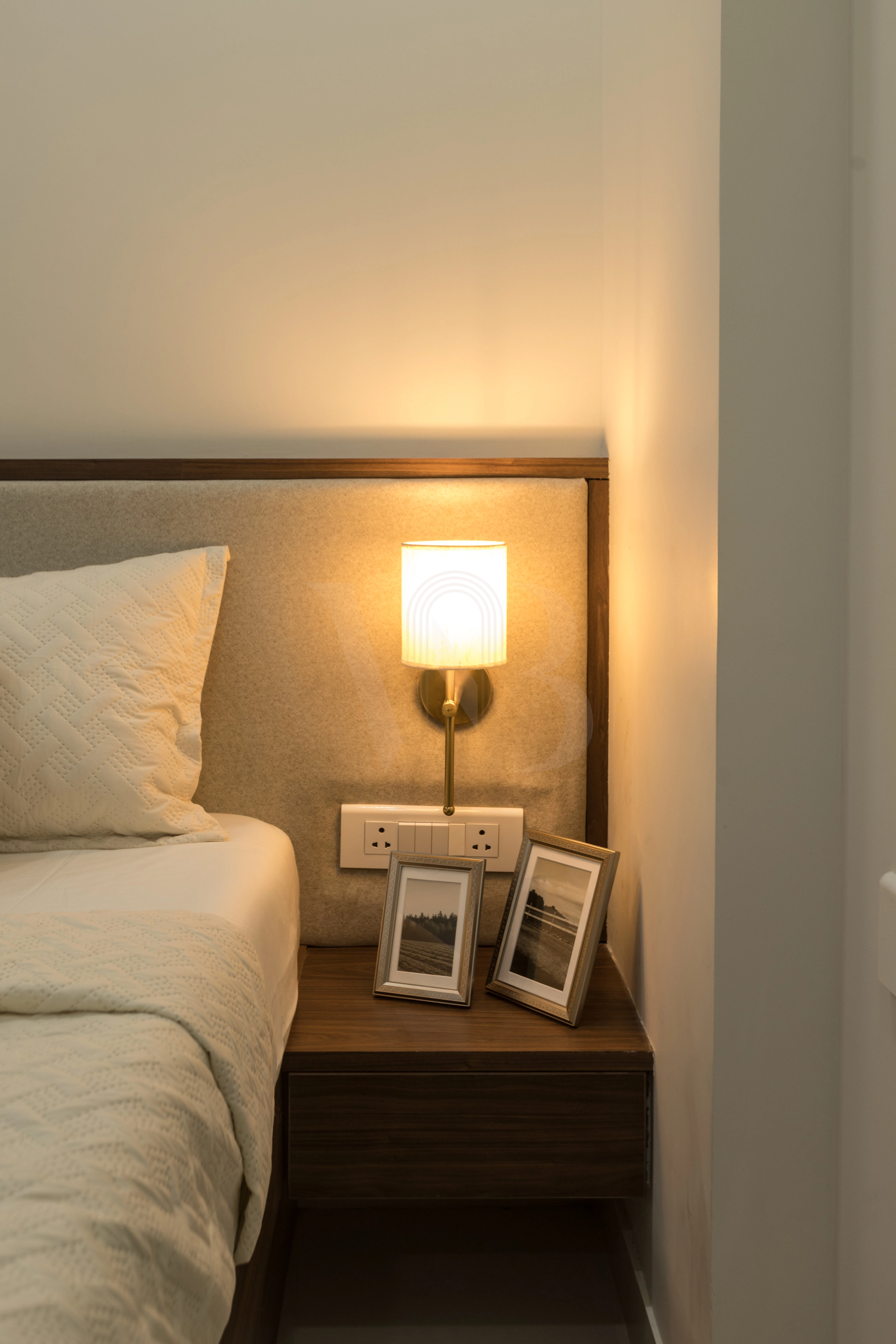 Guest wardrobe storage solutions and finish